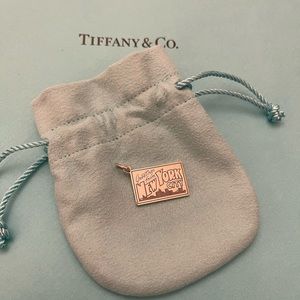Tiffany & Co. Sterling Silver NYC New York City PostCard Charm